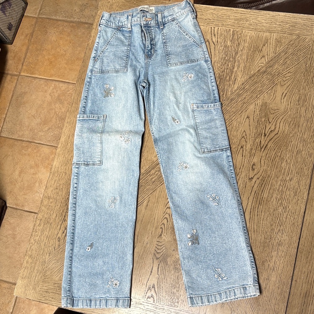 Abercrombie Kids Light Blue High Rise Jeans